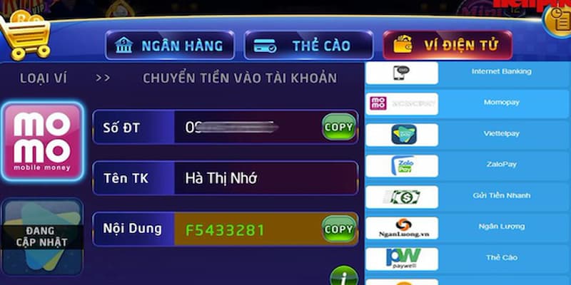 Bí quyết nạp tiền hiệu quả tại rikvip